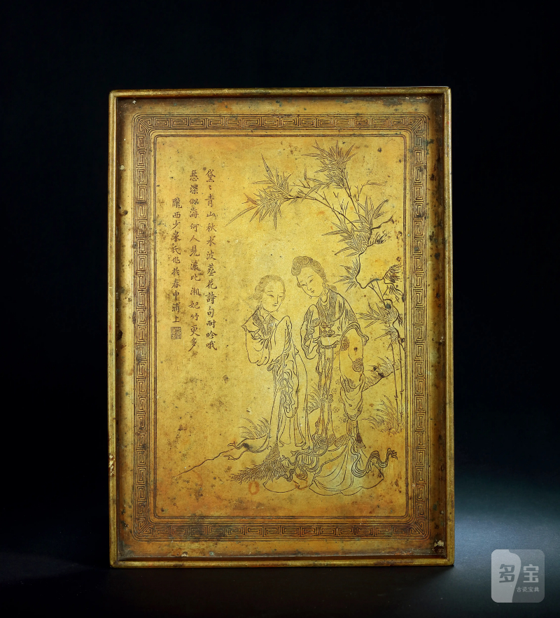清红楼梦人物铜盘